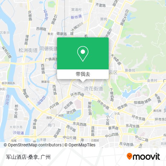 军山酒店-桑拿地图