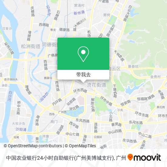 中国农业银行24小时自助银行(广州美博城支行)地图