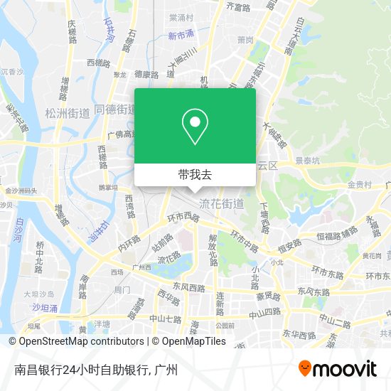 南昌银行24小时自助银行地图
