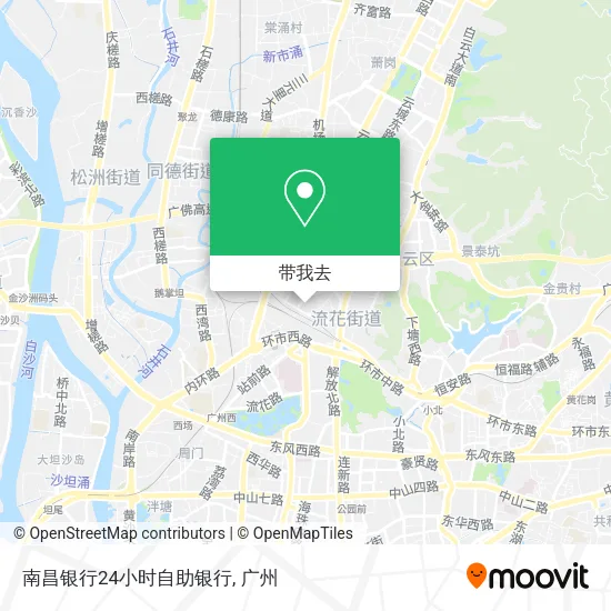 南昌银行24小时自助银行地图