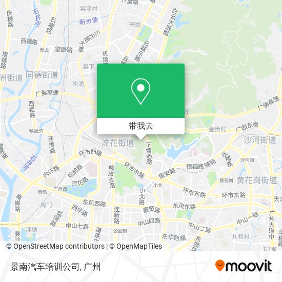 景南汽车培训公司地图