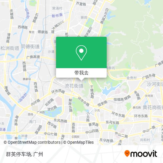 群英停车场地图