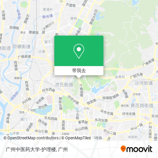 广州中医药大学-护理楼地图