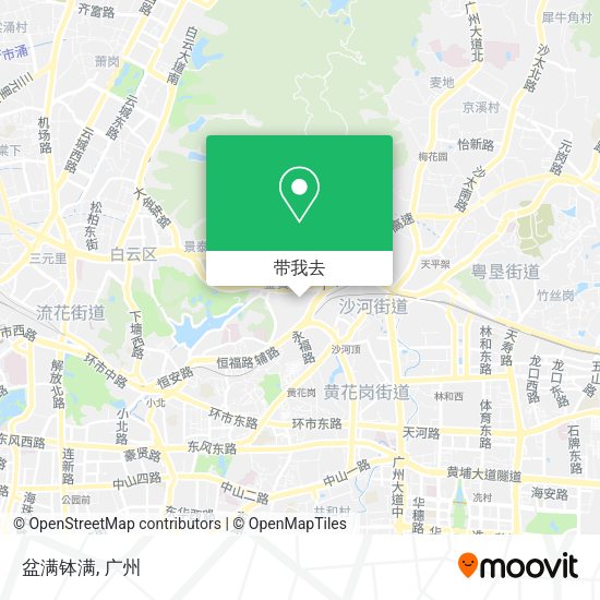 盆满钵满地图