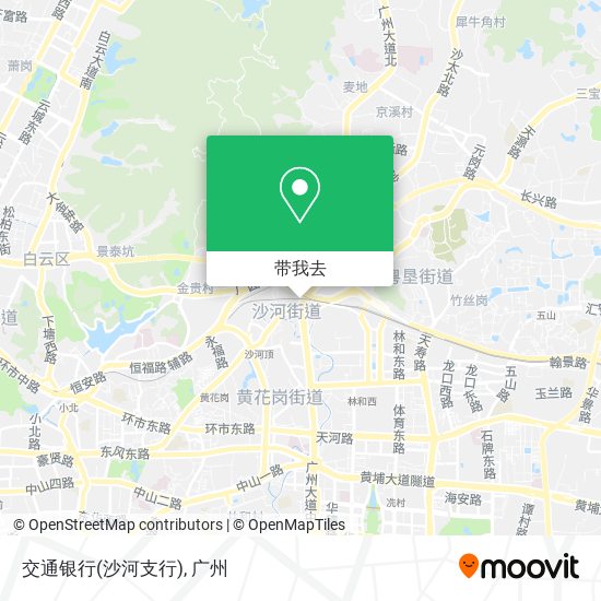 交通银行(沙河支行)地图