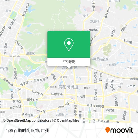 百衣百顺时尚服饰地图