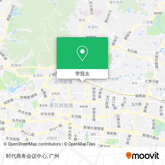 时代商务会议中心地图