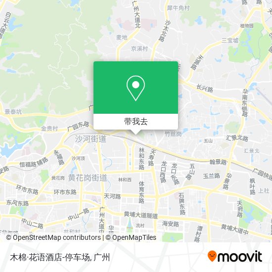 木棉·花语酒店-停车场地图