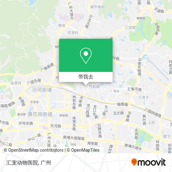 汇宠动物医院地图