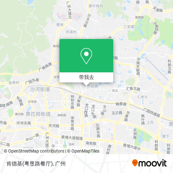 肯德基(粤垦路餐厅)地图