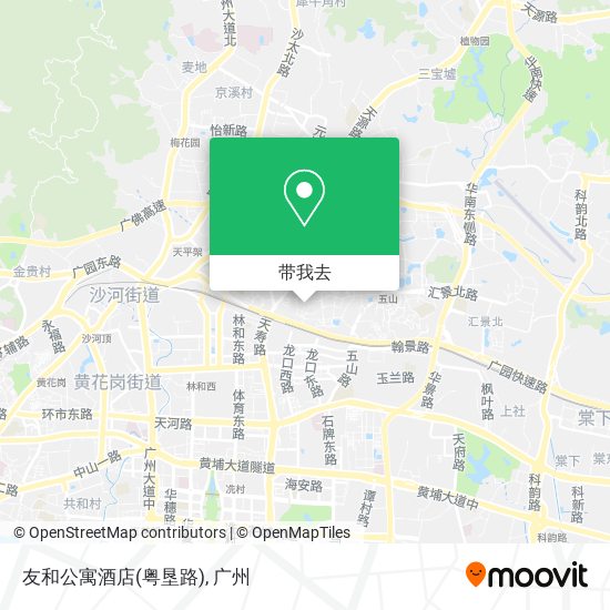 友和公寓酒店(粤垦路)地图