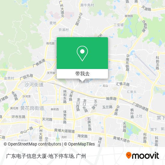 广东电子信息大厦-地下停车场地图