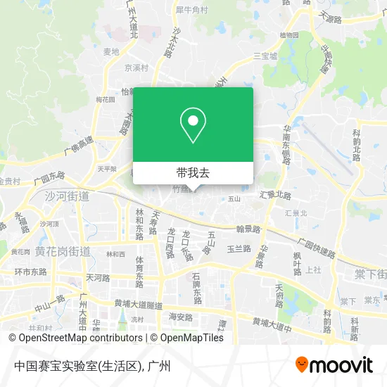 中国赛宝实验室(生活区)地图