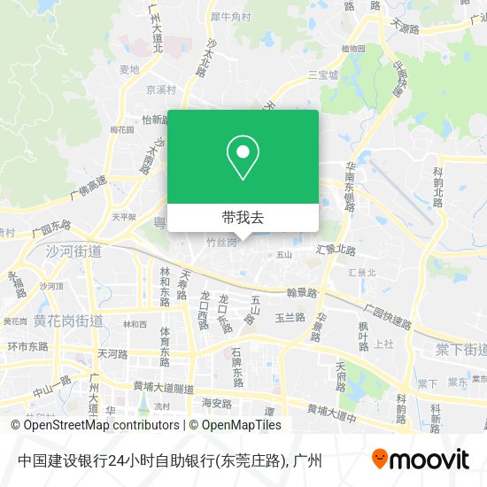 中国建设银行24小时自助银行(东莞庄路)地图