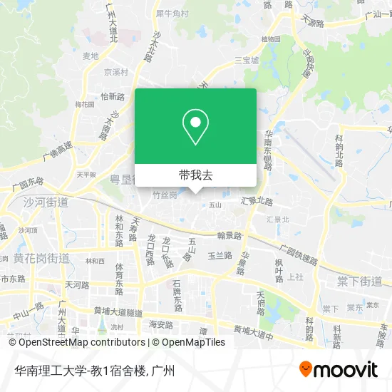 华南理工大学-教1宿舍楼地图
