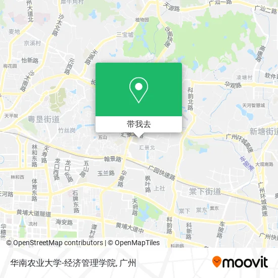 华南农业大学-经济管理学院地图