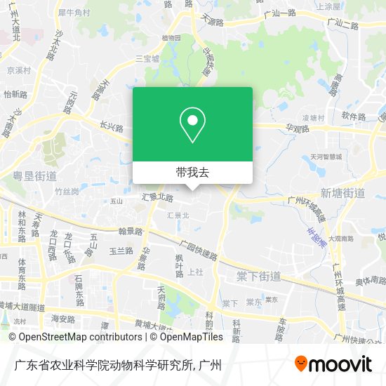 广东省农业科学院动物科学研究所地图