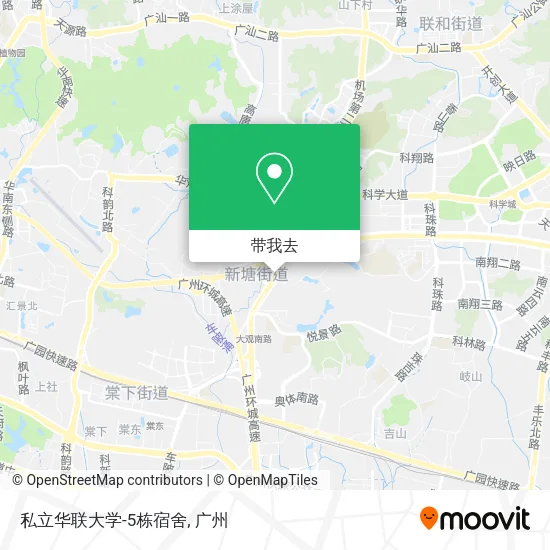 私立华联大学-5栋宿舍地图