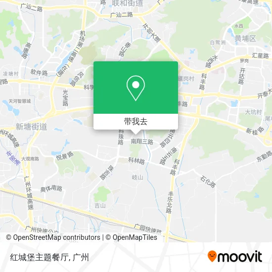 红城堡主题餐厅地图