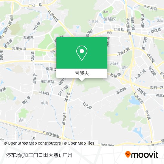 停车场(加庄门口田大巷)地图
