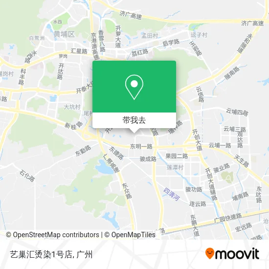 艺巢汇烫染1号店地图