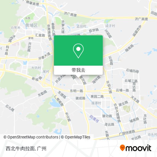 西北牛肉拉面地图