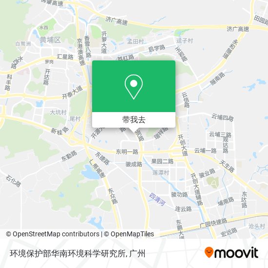 环境保护部华南环境科学研究所地图