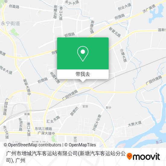 广州市增城汽车客运站有限公司(新塘汽车客运站分公司)地图