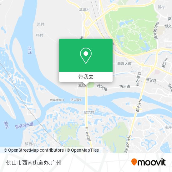 佛山市西南街道办地图