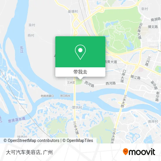 大可汽车美容店地图
