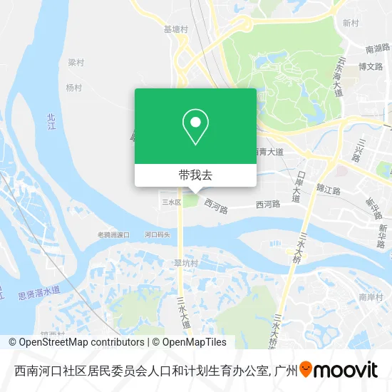 西南河口社区居民委员会人口和计划生育办公室地图