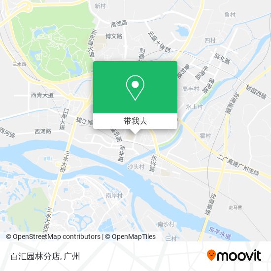 百汇园林分店地图