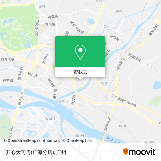 开心大药房(广海分店)地图