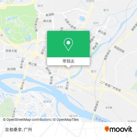 皇都桑拿地图