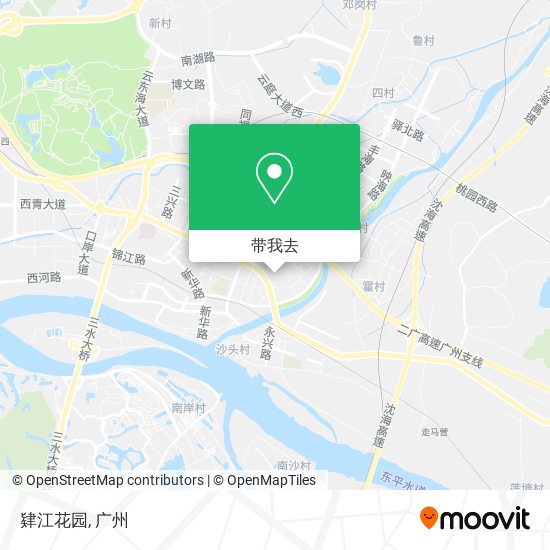 肄江花园地图