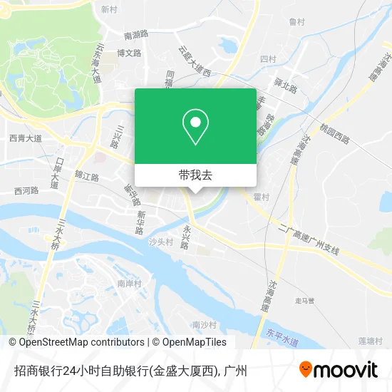 招商银行24小时自助银行(金盛大厦西)地图