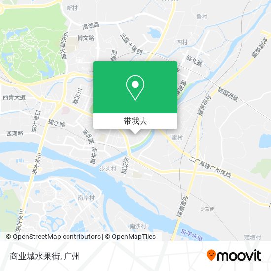 商业城水果街地图