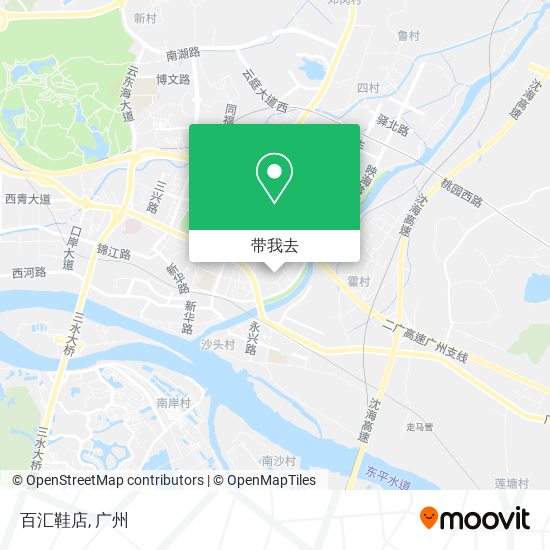 百汇鞋店地图