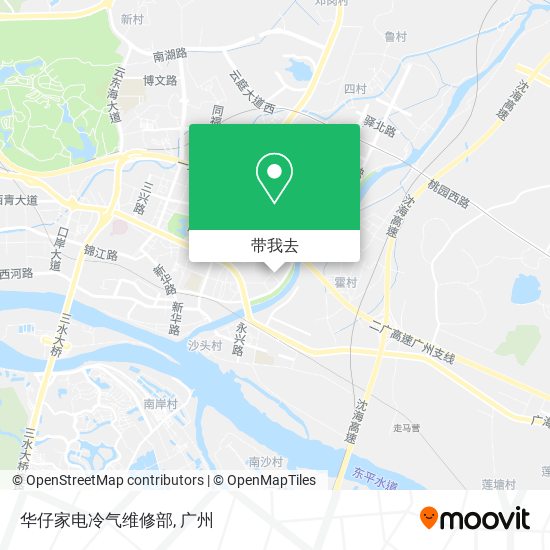 华仔家电冷气维修部地图