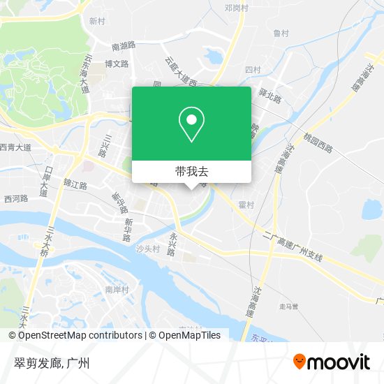 翠剪发廊地图