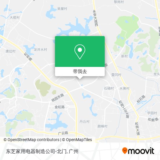 东芝家用电器制造公司-北门地图