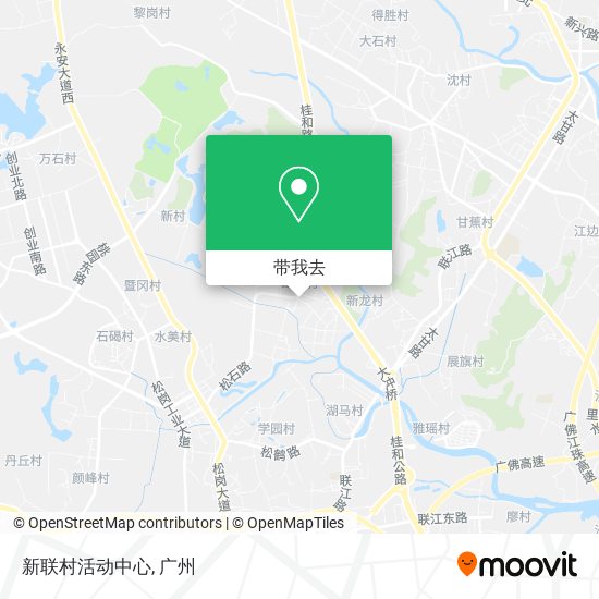 新联村活动中心地图