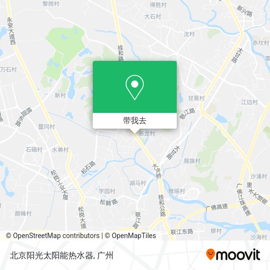 北京阳光太阳能热水器地图