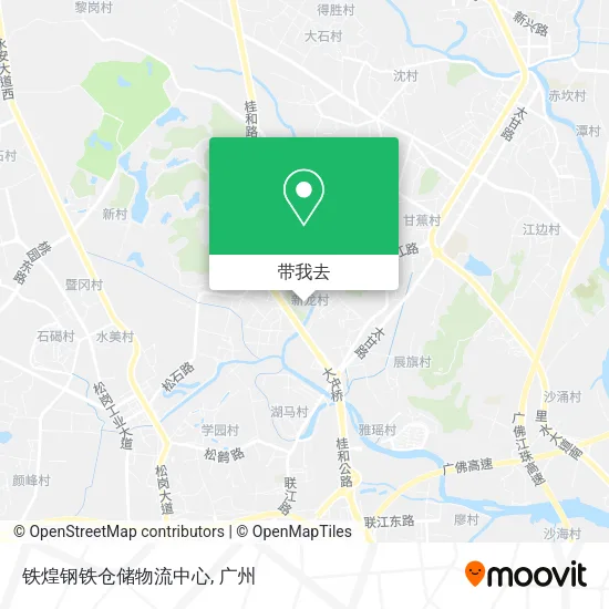 铁煌钢铁仓储物流中心地图