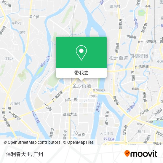 保利春天里地图