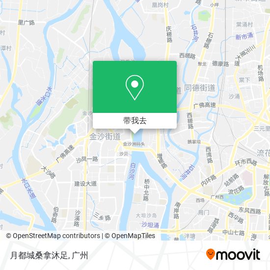 月都城桑拿沐足地图