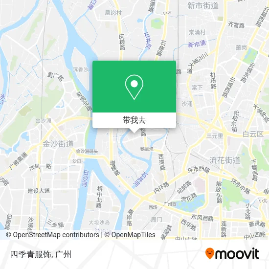 四季青服饰地图