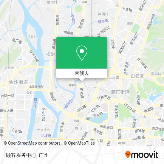 顾客服务中心地图