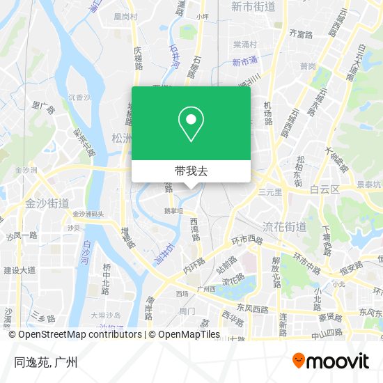 同逸苑地图