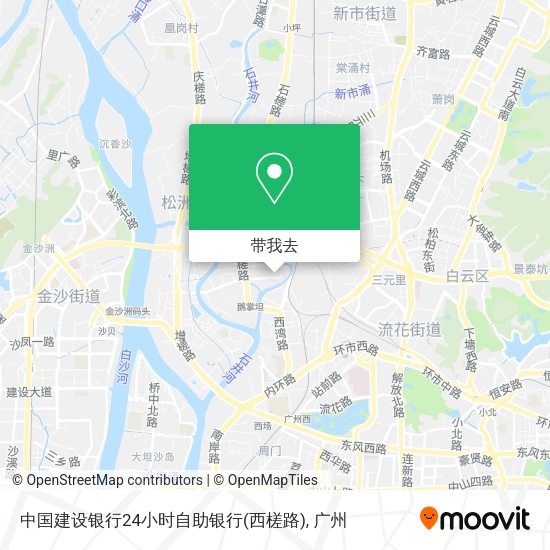 中国建设银行24小时自助银行(西槎路)地图